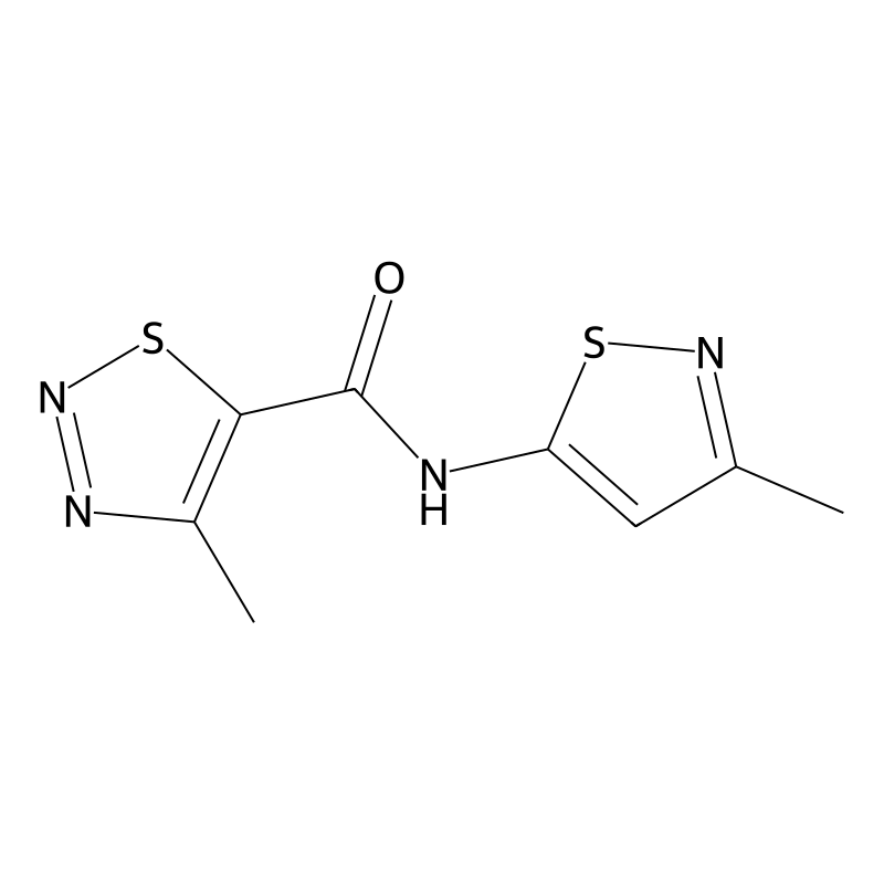 4-methyl-N-(3-methyl-1,2-thiazol-5-yl)thiadiazole-...