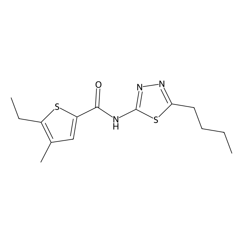 N-(5-butyl-1,3,4-thiadiazol-2-yl)-5-ethyl-4-methyl...