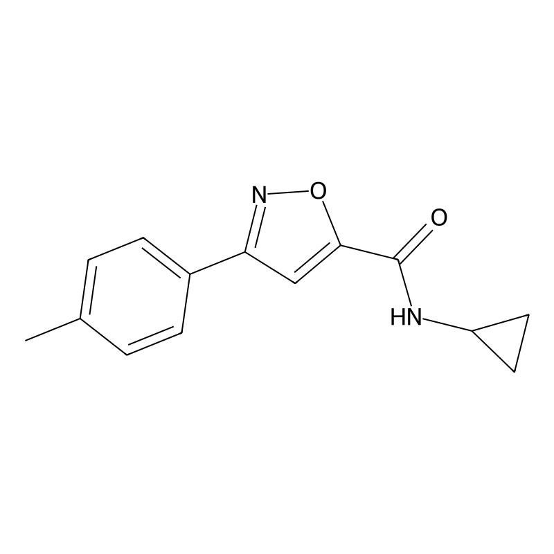 N-cyclopropyl-3-(4-methylphenyl)-1,2-oxazole-5-car...