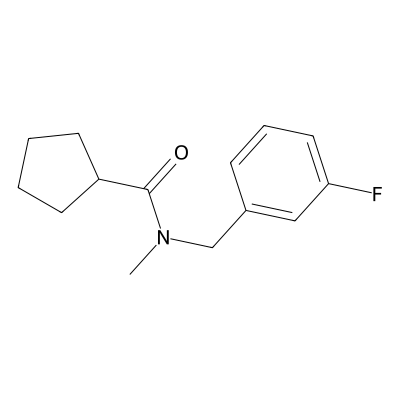 N-[(3-fluorophenyl)methyl]-N-methylcyclopentanecar...
