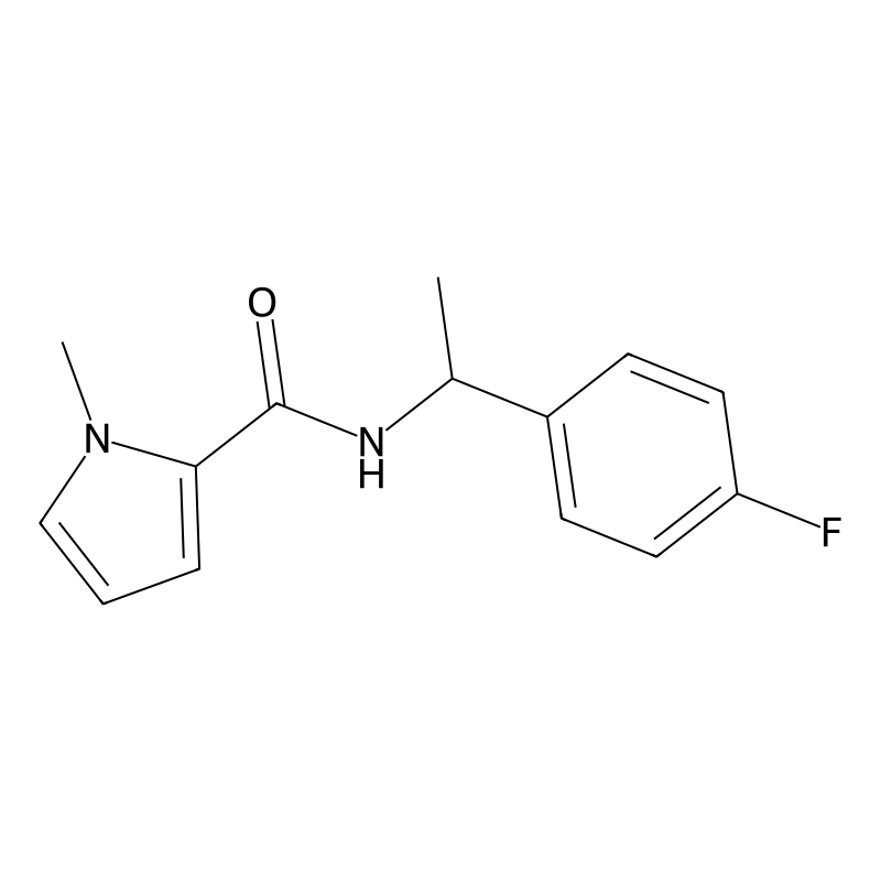 N-[1-(4-fluorophenyl)ethyl]-1-methylpyrrole-2-carb...
