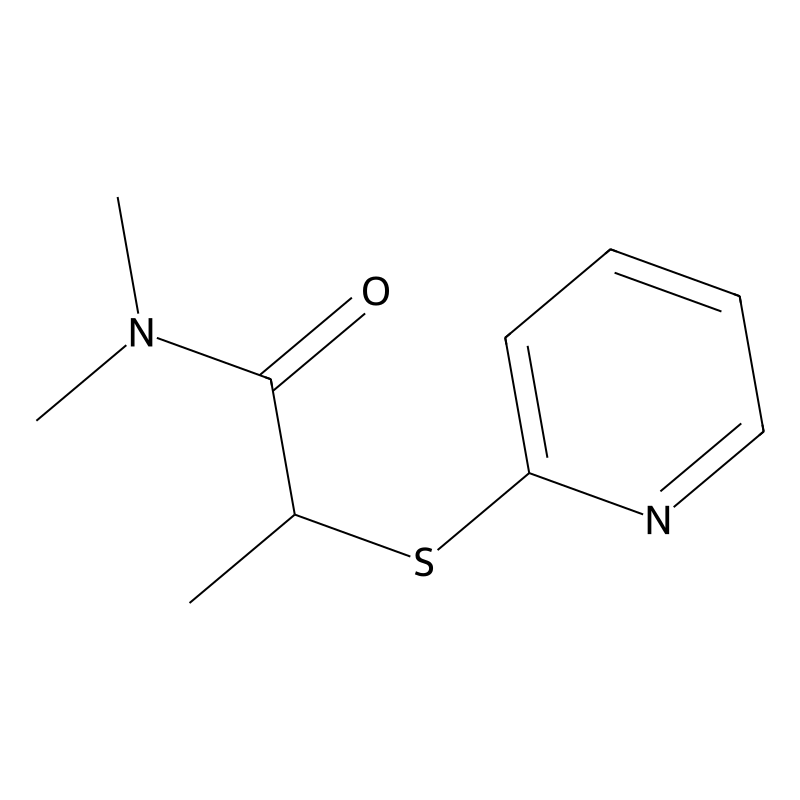 N,N-dimethyl-2-pyridin-2-ylsulfanylpropanamide