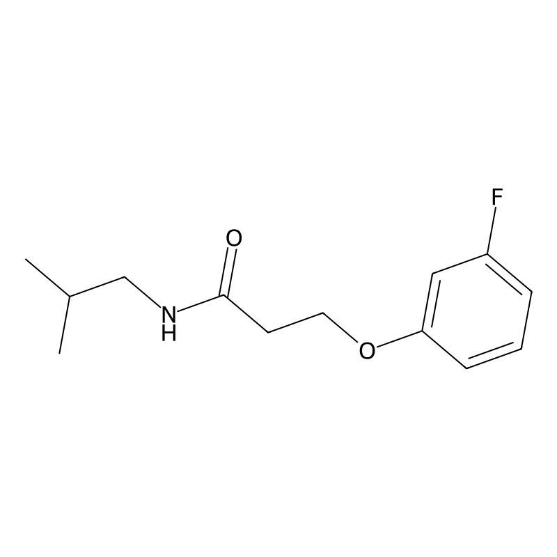 3-(3-fluorophenoxy)-N-(2-methylpropyl)propanamide