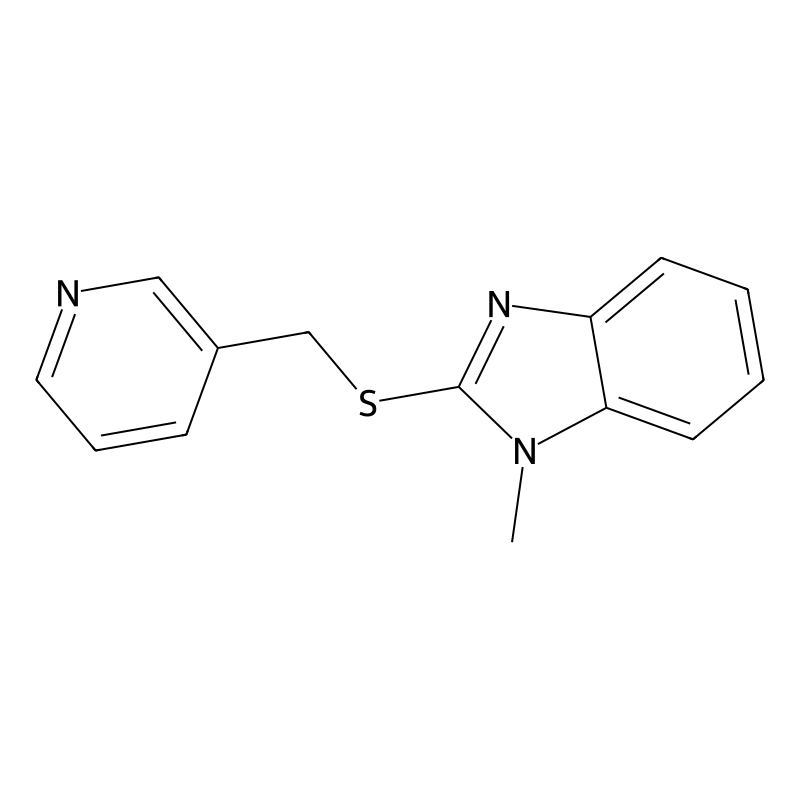 1-Methyl-2-(pyridin-3-ylmethylsulfanyl)benzimidazo...