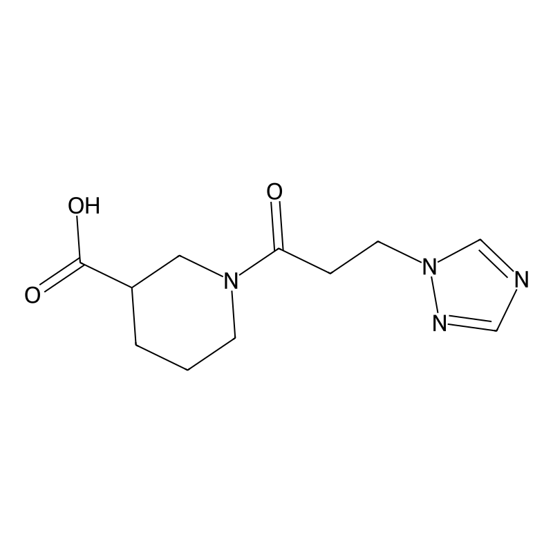 1-[3-(1,2,4-Triazol-1-yl)propanoyl]piperidine-3-ca...