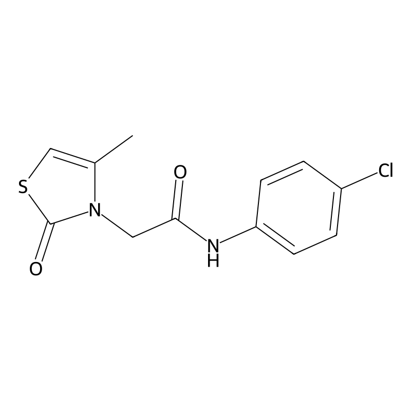 N-(4-chlorophenyl)-2-(4-methyl-2-oxo-1,3-thiazol-3...