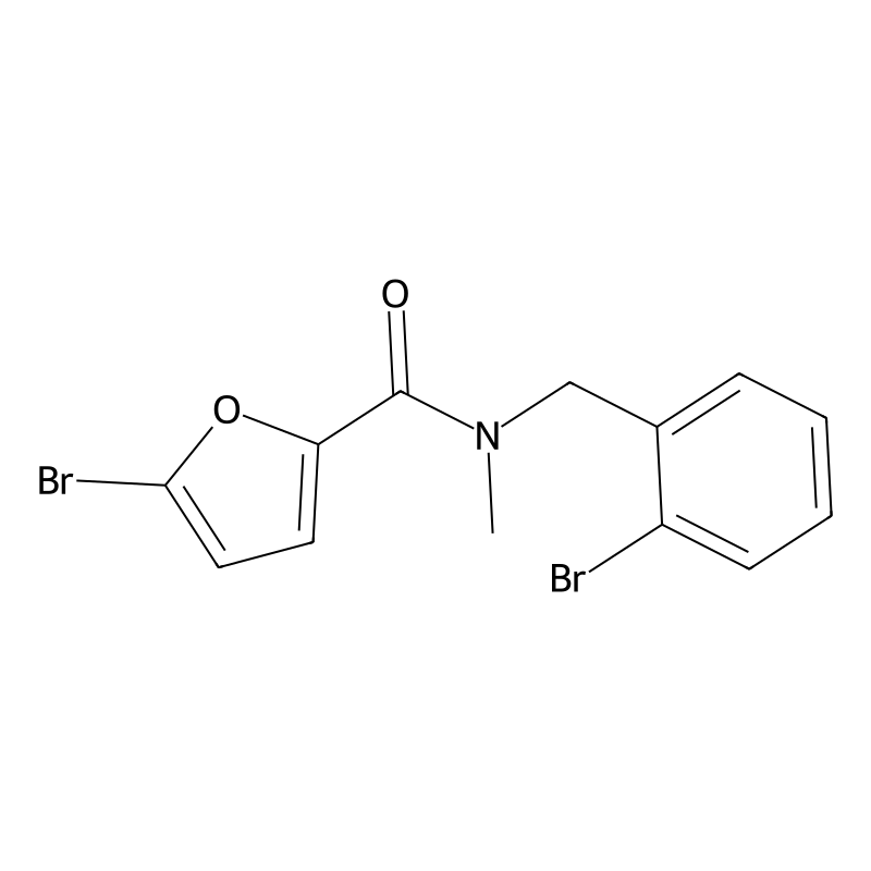 5-bromo-N-[(2-bromophenyl)methyl]-N-methylfuran-2-...