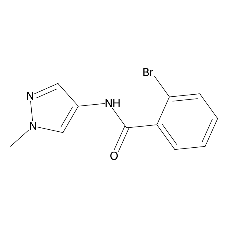 2-bromo-N-(1-methylpyrazol-4-yl)benzamide