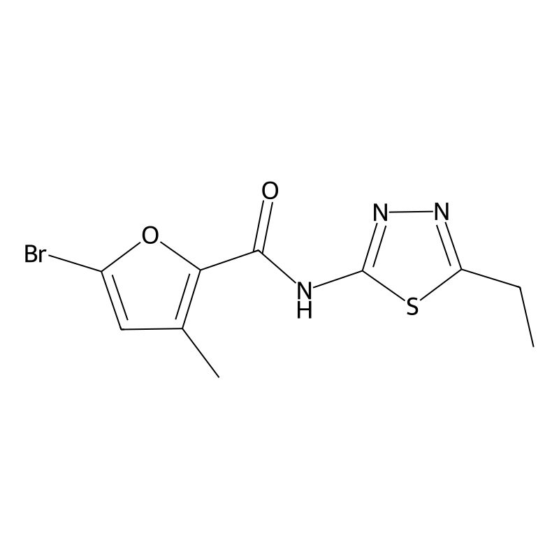 5-bromo-N-(5-ethyl-1,3,4-thiadiazol-2-yl)-3-methyl...