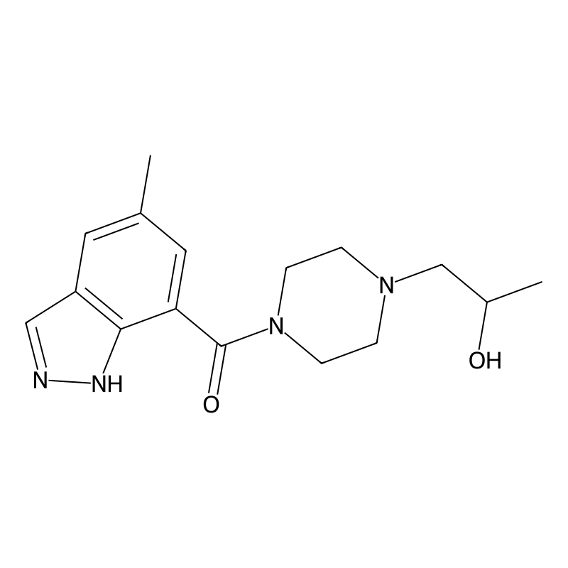 [4-(2-hydroxypropyl)piperazin-1-yl]-(5-methyl-1H-i...