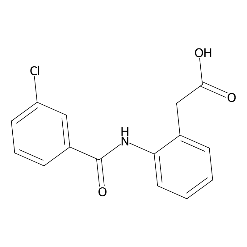 2-[2-[(3-Chlorobenzoyl)amino]phenyl]acetic acid