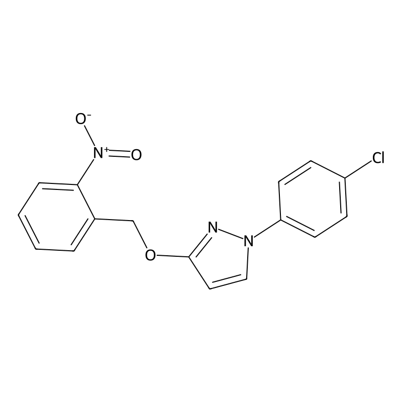 1-(4-Chlorophenyl)-3-((2-nitrobenzyl)oxy)-1H-pyraz...