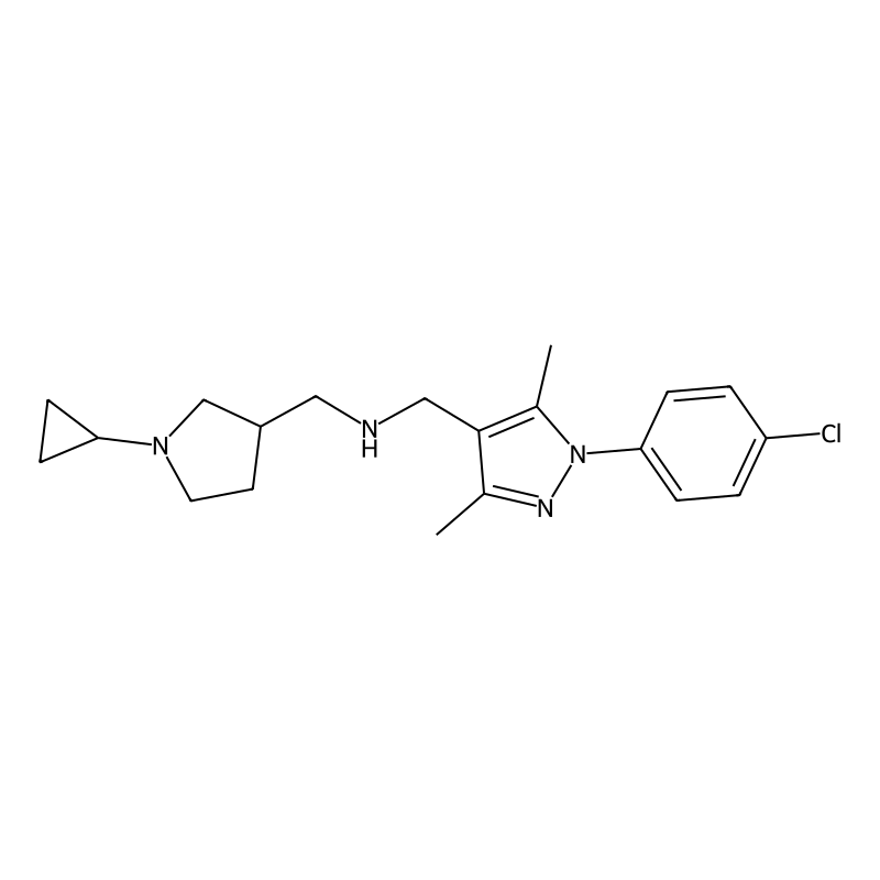 N-[[1-(4-chlorophenyl)-3,5-dimethylpyrazol-4-yl]me...