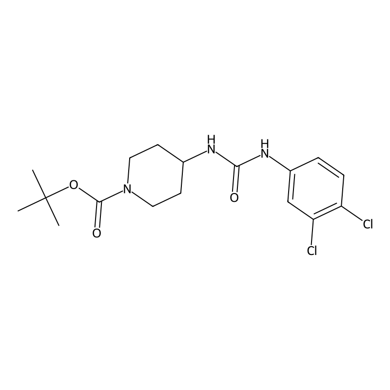 Tert-butyl 4-[(3,4-dichlorophenyl)carbamoylamino]p...
