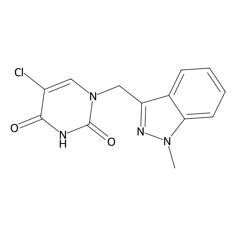 5-Chloro-1-[(1-methylindazol-3-yl)methyl]pyrimidin...