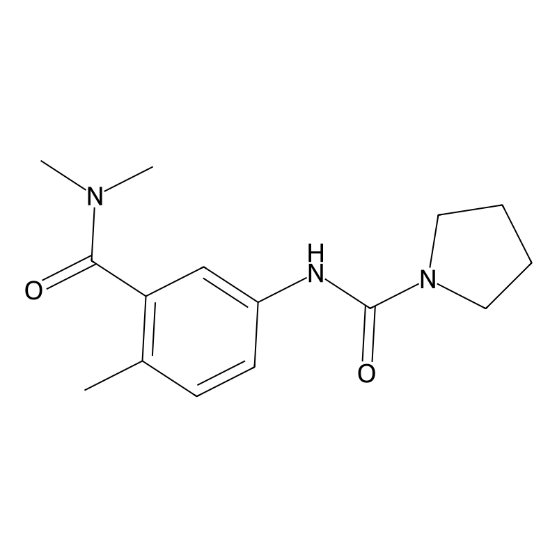 N-[3-(dimethylcarbamoyl)-4-methylphenyl]pyrrolidin...