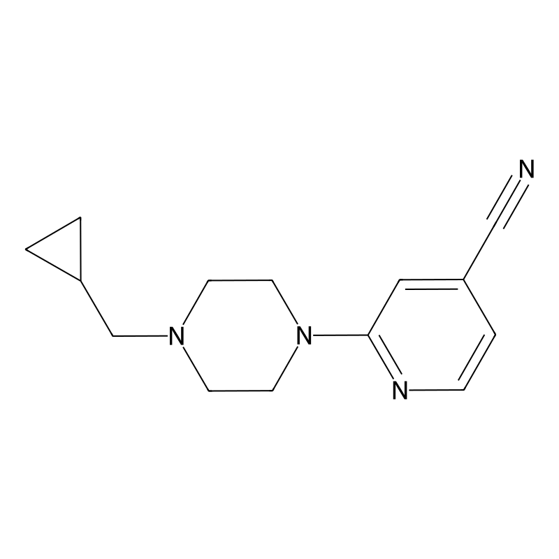 2-[4-(Cyclopropylmethyl)piperazin-1-yl]pyridine-4-...