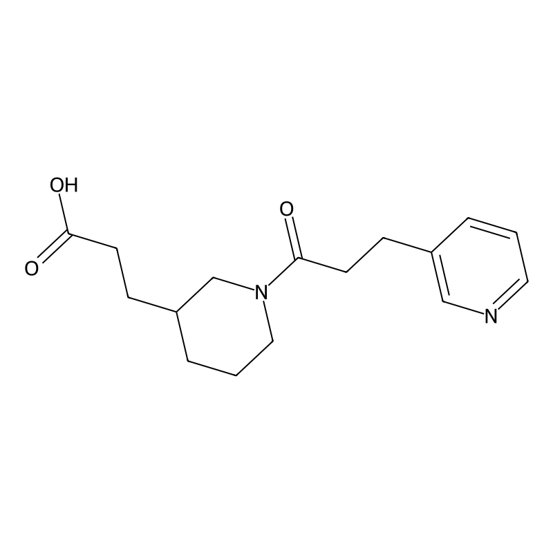 3-[1-(3-Pyridin-3-ylpropanoyl)piperidin-3-yl]propa...