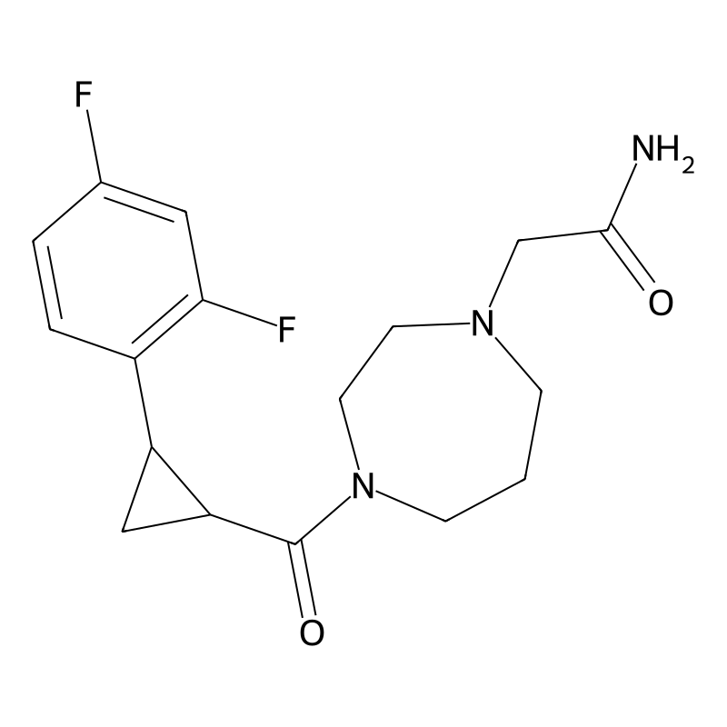 2-[4-[2-(2,4-Difluorophenyl)cyclopropanecarbonyl]-...