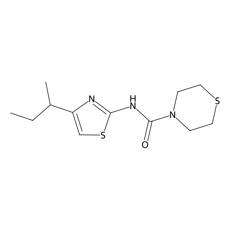 N-(4-butan-2-yl-1,3-thiazol-2-yl)thiomorpholine-4-...