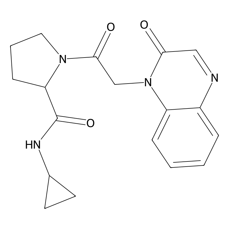 N-cyclopropyl-1-[2-(2-oxoquinoxalin-1-yl)acetyl]py...