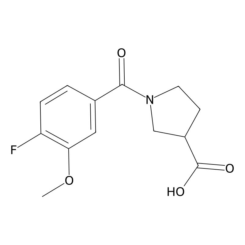 1-(4-Fluoro-3-methoxybenzoyl)pyrrolidine-3-carboxy...