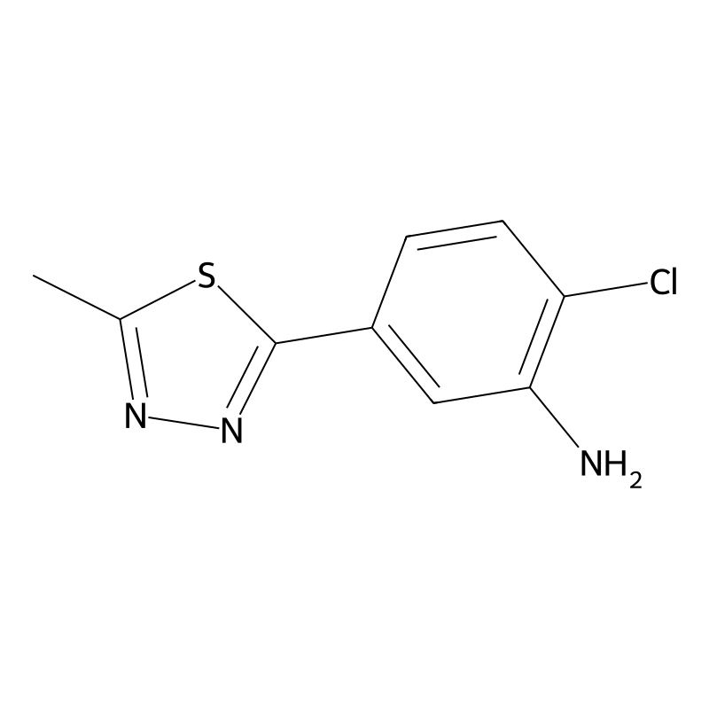 2-Chloro-5-(5-methyl-1,3,4-thiadiazol-2-yl)aniline