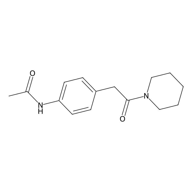 N-[4-(2-oxo-2-piperidin-1-ylethyl)phenyl]acetamide