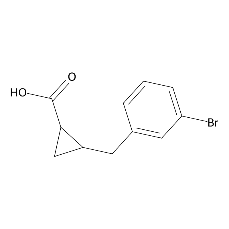 2-[(3-Bromophenyl)methyl]cyclopropane-1-carboxylic...
