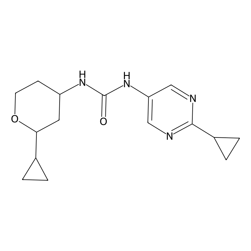 1-(2-Cyclopropyloxan-4-yl)-3-(2-cyclopropylpyrimid...
