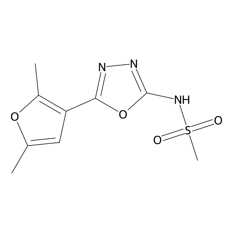 N-[5-(2,5-dimethylfuran-3-yl)-1,3,4-oxadiazol-2-yl...