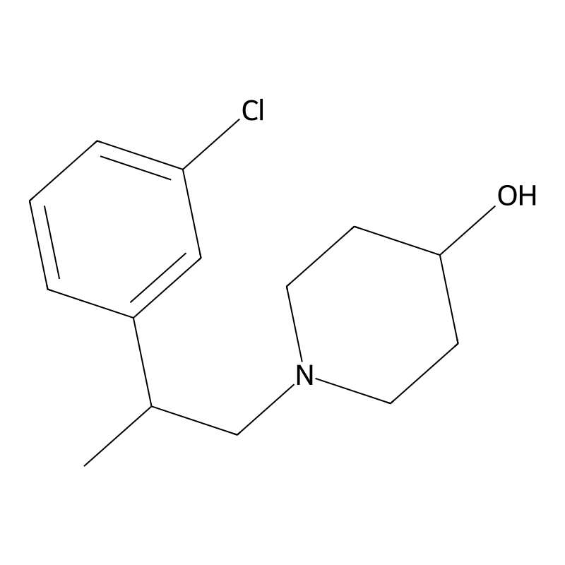 1-[2-(3-Chlorophenyl)propyl]piperidin-4-ol