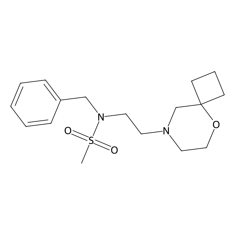 N-benzyl-N-[2-(5-oxa-8-azaspiro[3.5]nonan-8-yl)eth...