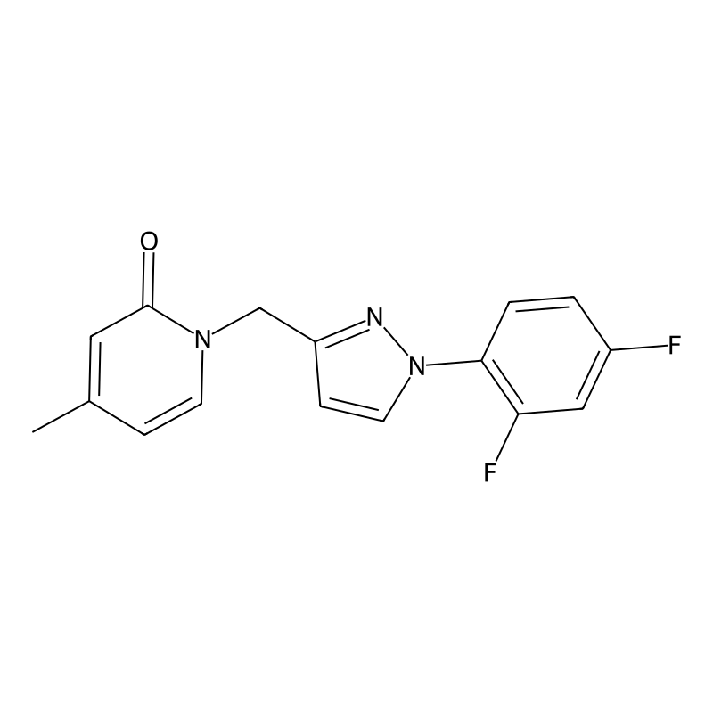 1-[[1-(2,4-Difluorophenyl)pyrazol-3-yl]methyl]-4-m...