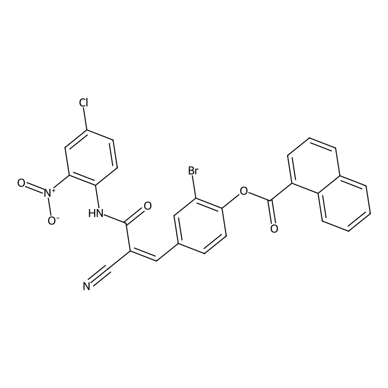 [2-bromo-4-[(Z)-3-(4-chloro-2-nitroanilino)-2-cyan...