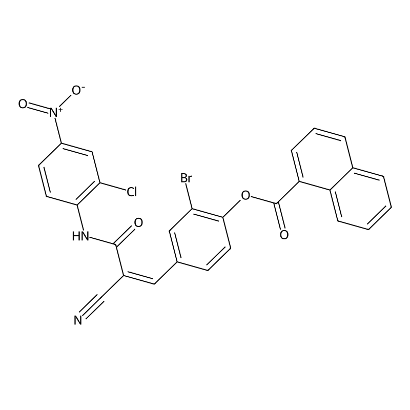 [2-bromo-4-[(Z)-3-(2-chloro-4-nitroanilino)-2-cyan...