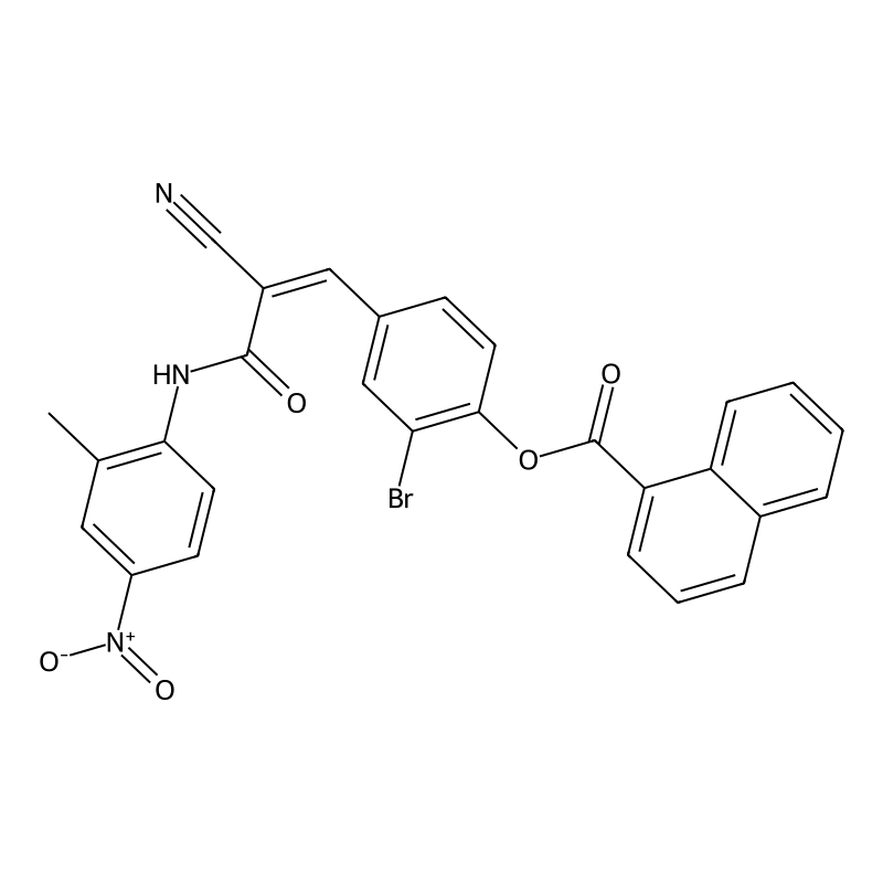 [2-bromo-4-[(Z)-2-cyano-3-(2-methyl-4-nitroanilino...