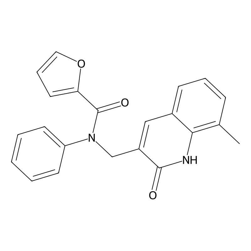 N-((2-hydroxy-8-methylquinolin-3-yl)methyl)-N-phen...