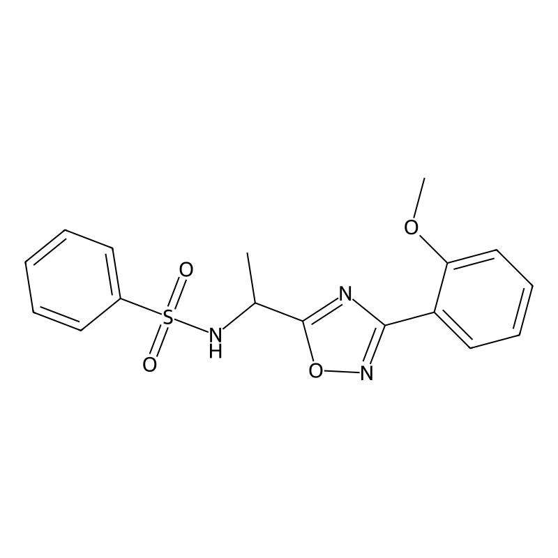 N-(1-(3-(2-methoxyphenyl)-1,2,4-oxadiazol-5-yl)eth...