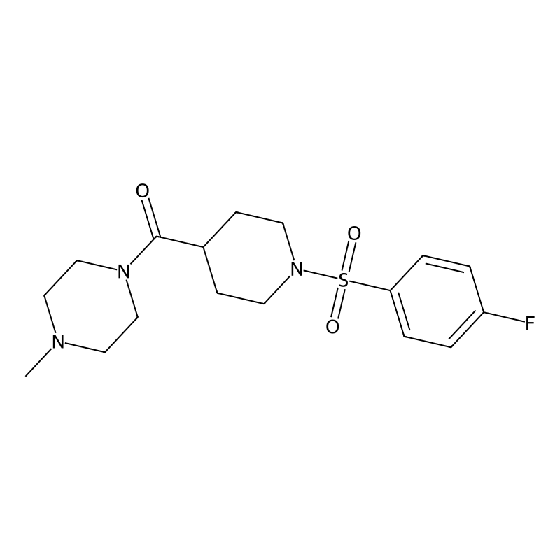 (1-((4-fluorophenyl)sulfonyl)piperidin-4-yl)(4-met...