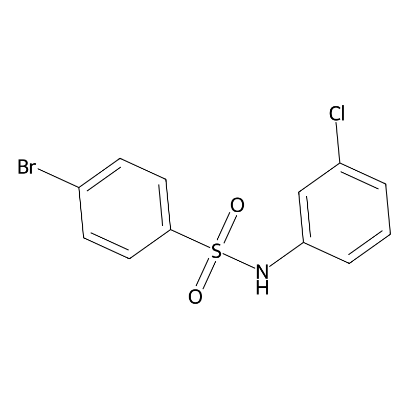 4-bromo-N-(3-chlorophenyl)benzenesulfonamide