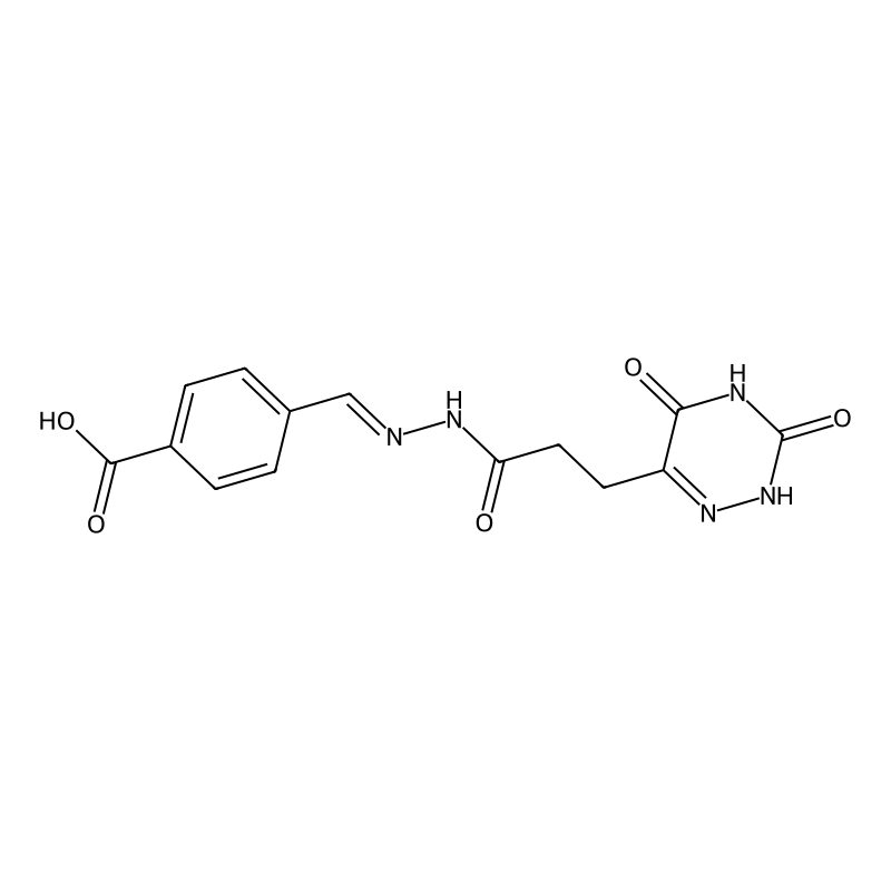 4-[(E)-{[3-(3,5-DIOXO-2,3,4,5-TETRAHYDRO-1,2,4-TRI...