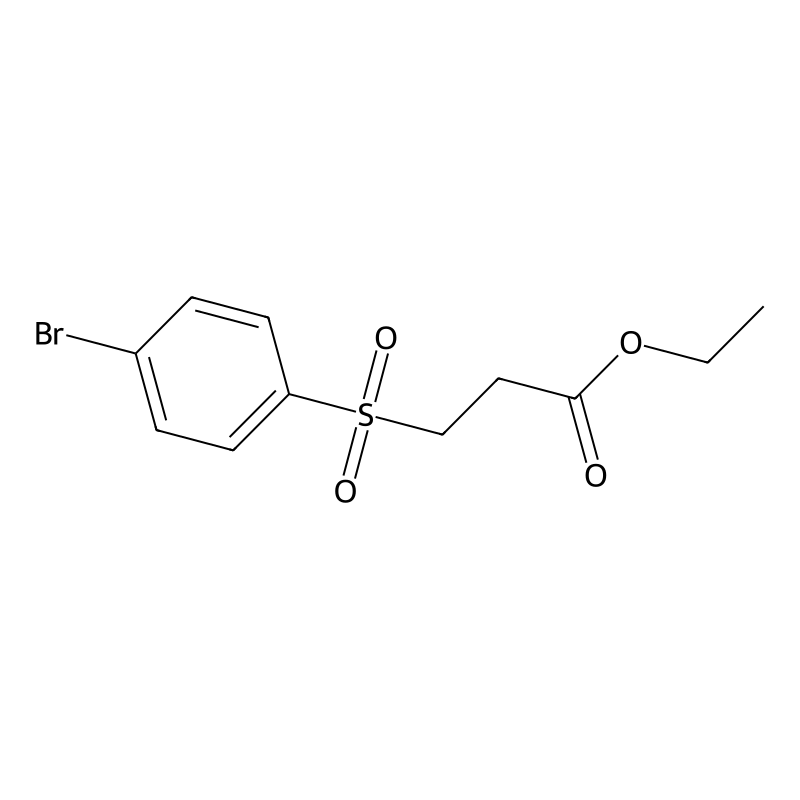 Ethyl 3-[(4-bromophenyl)sulfonyl]propanoate