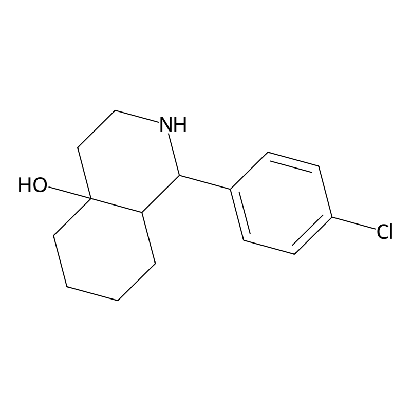 1-(4-chlorophenyl)octahydroisoquinolin-4a(2H)-ol