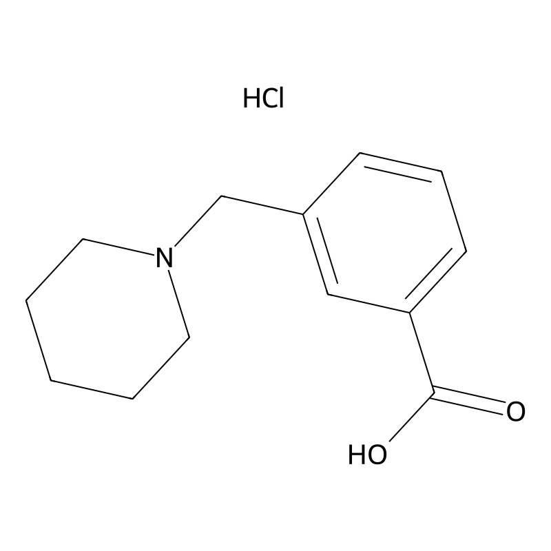 3-[(Piperidin-1-yl)methyl]benzoic acid hydrochlori...