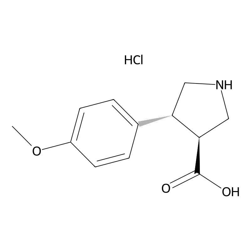 (3S,4R)-4-(4-methoxyphenyl)pyrrolidine-3-carboxyli...