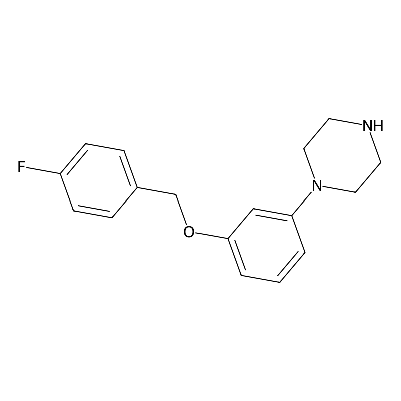 1-{3-[(4-Fluorophenyl)methoxy]phenyl}piperazine