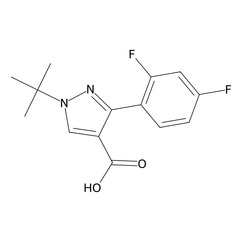 1-tert-butyl-3-(2,4-difluorophenyl)-1H-pyrazole-4-...