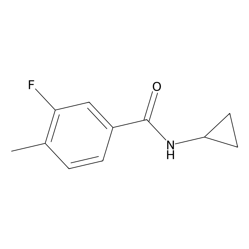N-cyclopropyl-3-fluoro-4-methylbenzamide