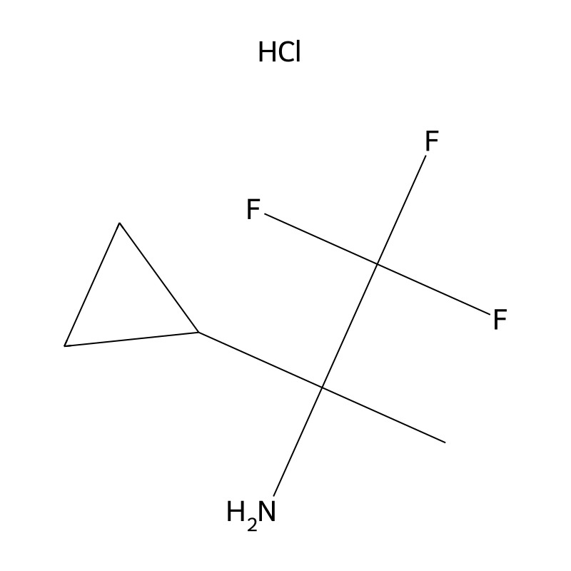 2-Cyclopropyl-1,1,1-trifluoropropan-2-amine hydroc...
